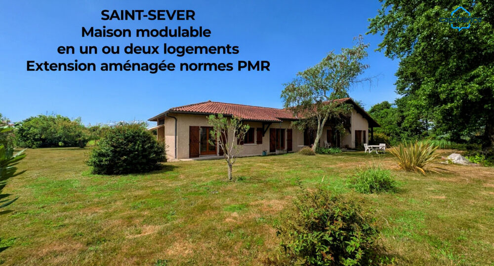 MAISON MODULABLE 5 CHAMBRES À SAINT-SEVER  POTENTIEL 2 LOGEMENTS