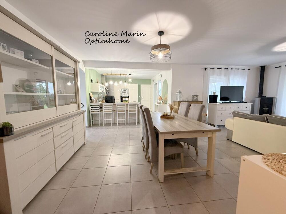 Routot centre maison contemporaine de plain-pied 130 m²  Jardin arboré de 1 000 m²