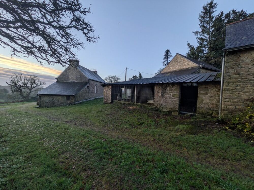 Vente Propriété/Château RARE SUR LE MARCHÉ GRANDE LONGÈRE EN PIERRE AVEC DE NOMBREUSES DÉPENDANCES PARCELLES ATTENANTES DE 14 HECTARES Ploerdut