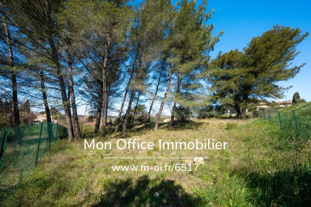 Vente Terrain Référence : 6517-ABO. - Terrain à bâtir de 1060 m2 piscinable, calme et sécurisé , permis purgé pour maison de 144 m2 Aix en provence