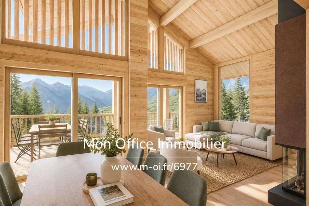 Vente Maison Référence : 6977-MBE. - Chalet Haut de Gamme de type 6 - à 5 min des pistes La salle les alpes