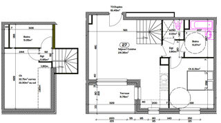  Appartement � vendre 3 pi�ces 61 m�