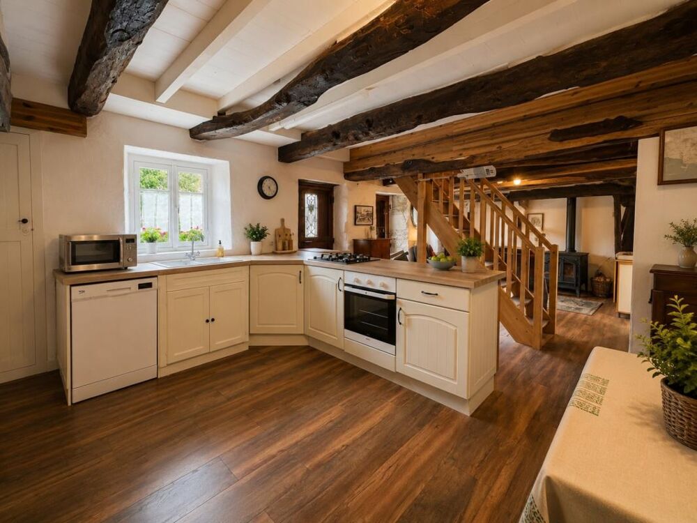 Vente Maison Propriété de caractère à Pluméliau (56) : Longère, Chaumière et terrain constructible Plumeliau