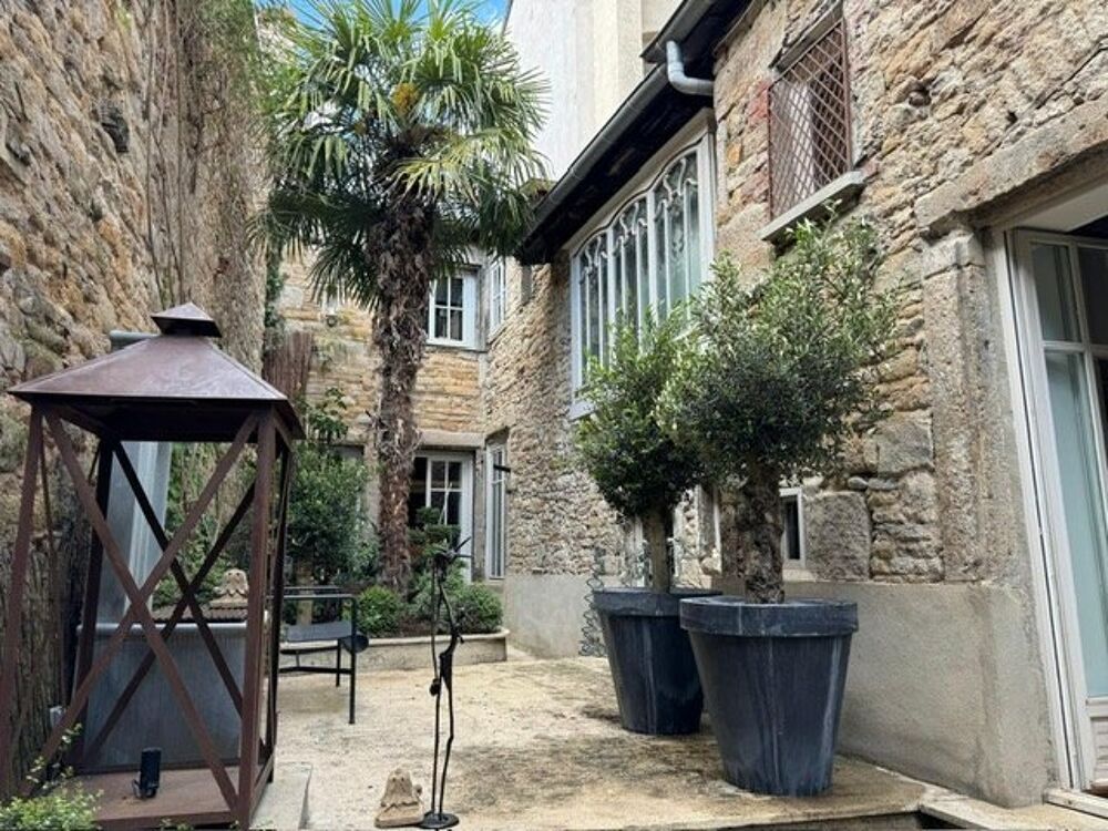 Maison de charme 18e siècle  232 m² avec terrasses  Saint-Étienne centre-ville (rue Michelet)