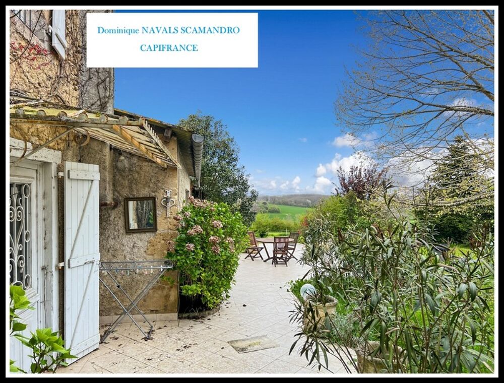 Miramont d'Astarac - Deux habitations, un ancien atelier ferronnier, 1,3 hectare de nature : un domaine rare au coeur de lAstar