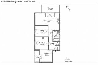  Appartement à vendre 4 pièces 67 m²