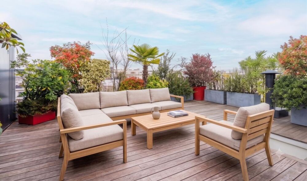 Vente Appartement **RARE - 5 PIECES  - TOIT TERRASSE - Vue SEINE sans vis à vis - 2 Parkings Boulogne billancourt