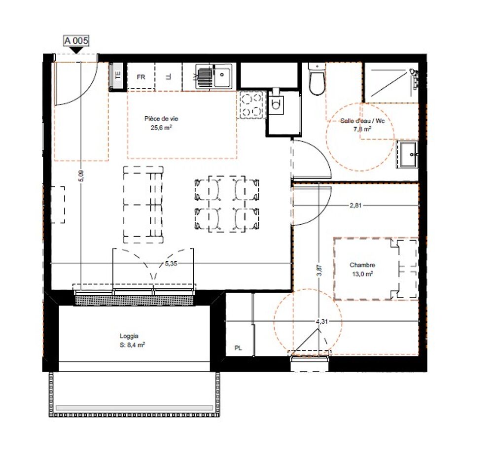 Location Appartement Appartement T2 neuf avec loggia et parking à  Saint-Vincent-de-Paul Saint vincent de paul
