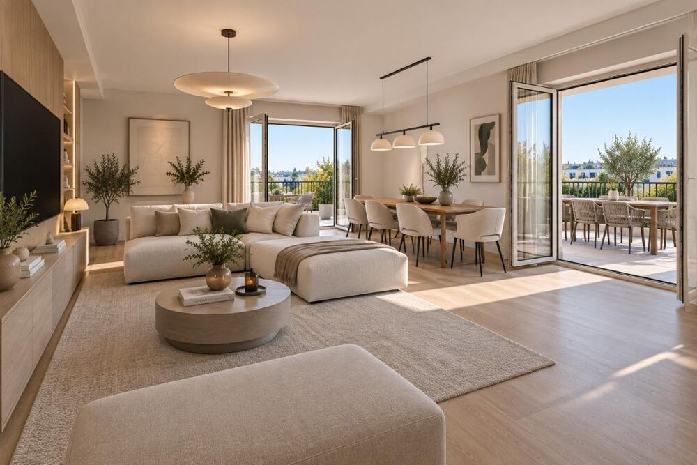 Vente Appartement APPARTEMENT 5 PIECES + UN BUREAU AVEC 3 SUPERBES BALCONS Saint cloud