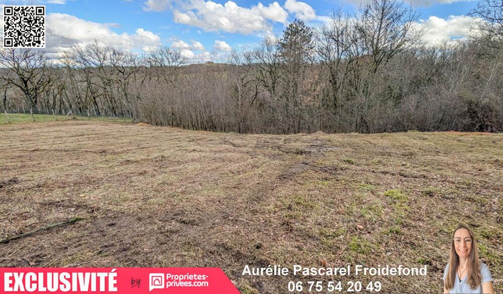 Vente Terrain 5 min de Brive - Terrain CONSTRUCTIBLE TOUT-A-L'EGOUT - 3100 m2 - 44 990 euros Noailles