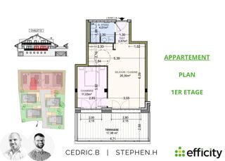  Appartement à vendre 2 pièces 43 m²