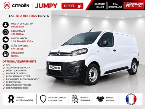 Citro&euml;n Jumpy 1&deg; Main / 1.5L B HDI 120cv Version Driver 3pl - 2020 taille 2020 occasion Abbecourt 60430
