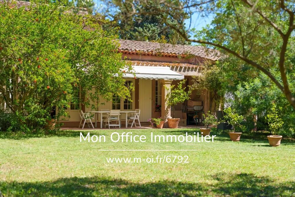 Vente Villa Référence : 6954-VCA. - Une villa de plain-pied style mas provençal de 172 m² sur une parc plat de 5 000 m² avec piscine Le beausset