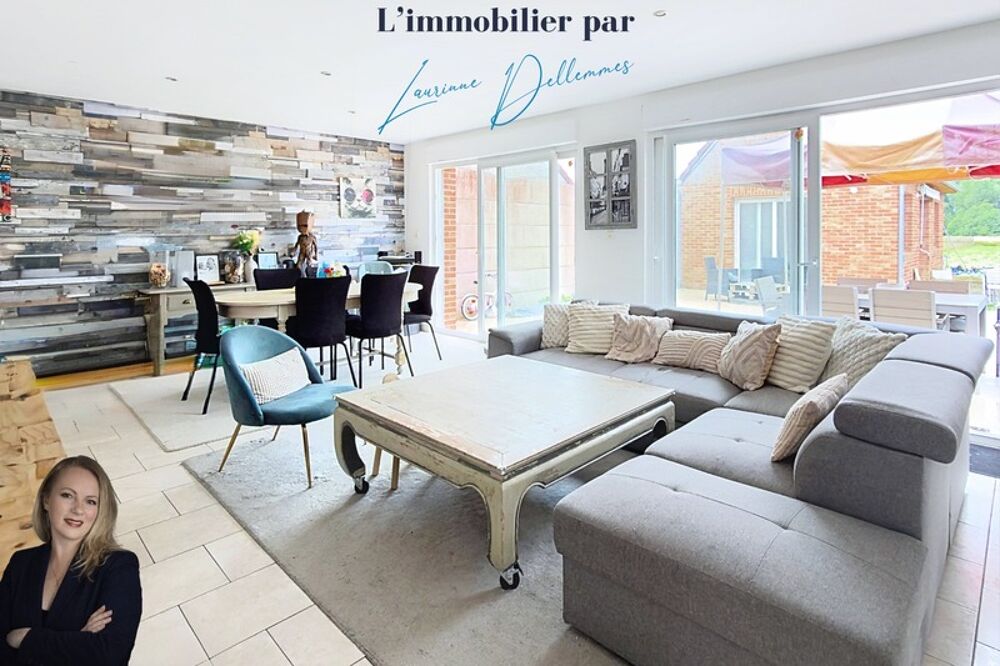 Vente Maison Pavillon individuel semi plain-pied 130 m2, 4 chambres avec garage et son studio indépendant de 30m2 - Thun Saint Amand (59) de Thun saint amand