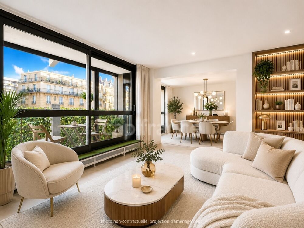 Vente Appartement Paris 15e – Appartement familial modulaire rare, triple exposition, très lumineux (150 m²) Paris 15