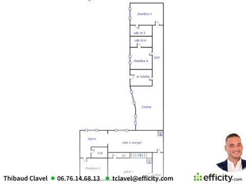  Maison Maison - 8 pi�ce(s) - 164 m�