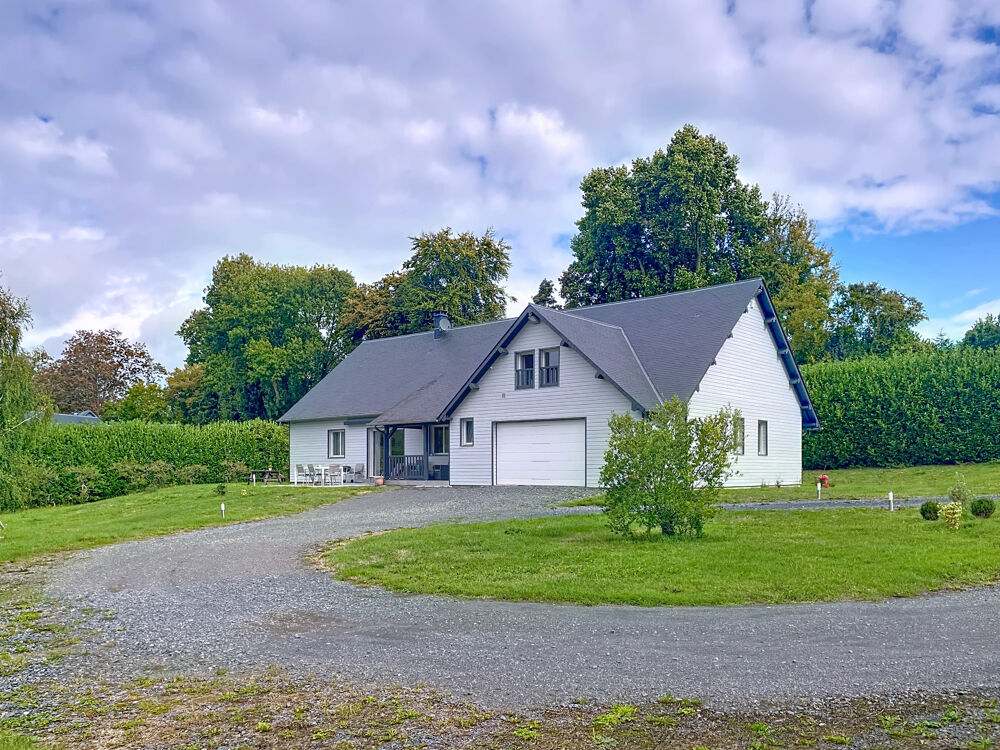 À quelques minutes dHonfleur, une propriété contemporaine où espace, lumière et nature se rencontrent