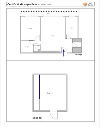  Appartement à vendre 2 pièces 41 m²