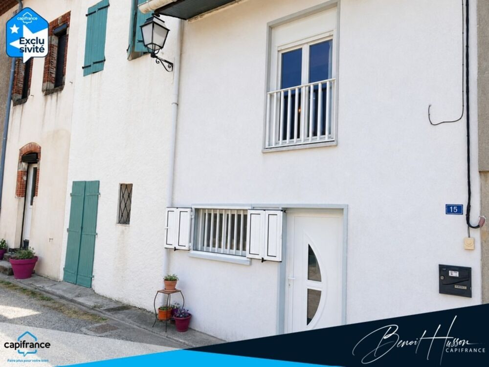 Maison de village T3 louée  Idéal investisseur  Jardin non attenant 185 m²