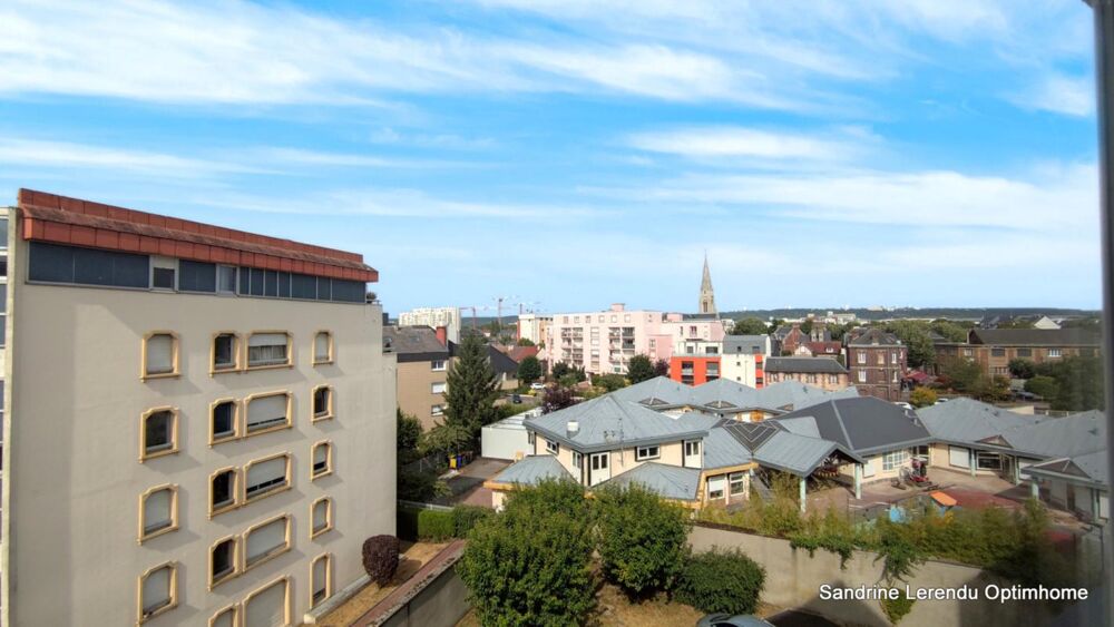 ROUEN RIVE GAUCHE  Appartement lumineux avec balcon, parking et ascenseur, résidence sécurisée Vue avec Panorama