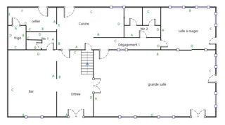  Immeuble � vendre 14 pi�ces 500 m�