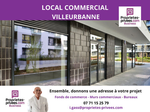 A louer local commercial neuf 190 m&sup2; divisible  Villeurbanne Tonkin 3000 69100 Villeurbanne