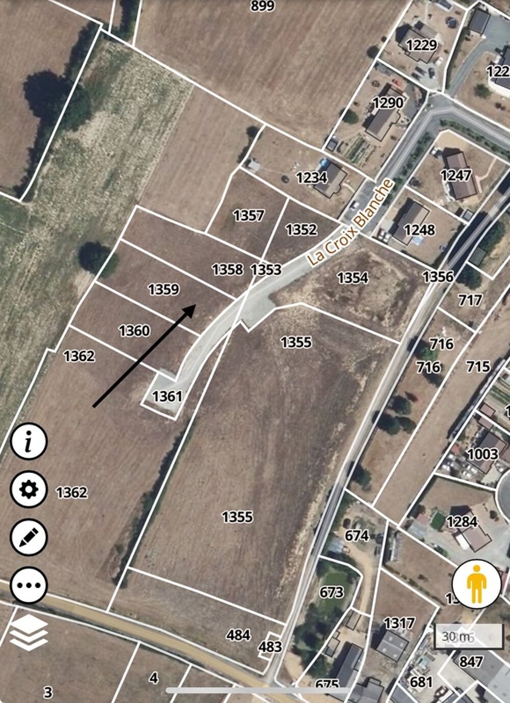 Vente Terrain Terrain à vendre de 1 084,00 m² DISSE SOUS LE LUDE (72) Disse sous le lude