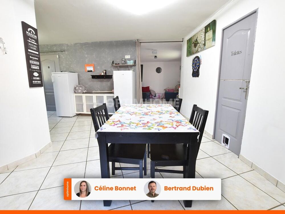 Maison 135m2 : 4 chambres + garage + jardin
