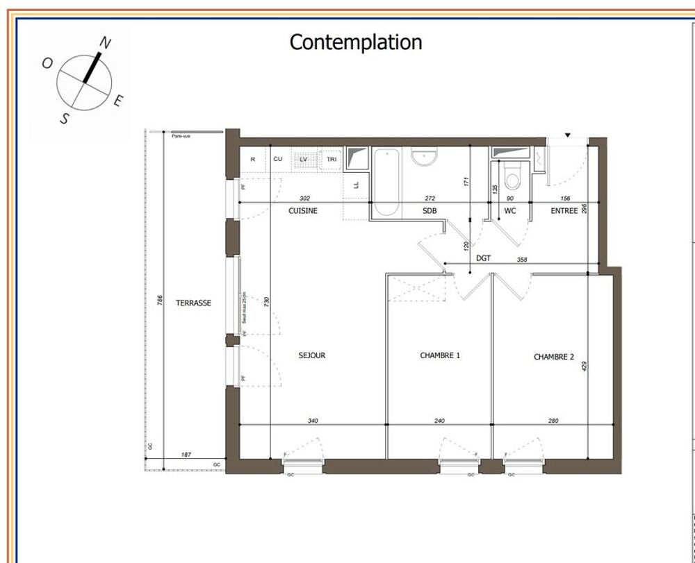 Location Appartement Appartement de 74m2 à louer sur Mantes-la-Ville Mantes la ville