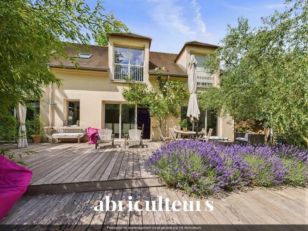 Magnifique maison contemporaine avec jardin paysager et piscine en vente à l'Étang-la-Ville (78620)