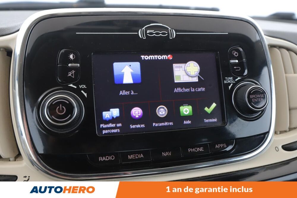 500 C C 0.9 TwinAir Lounge Dualogic 85 ch 2016 occasion 92130 Issy-les-Moulineaux