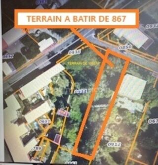  Terrain  vendre 867 m