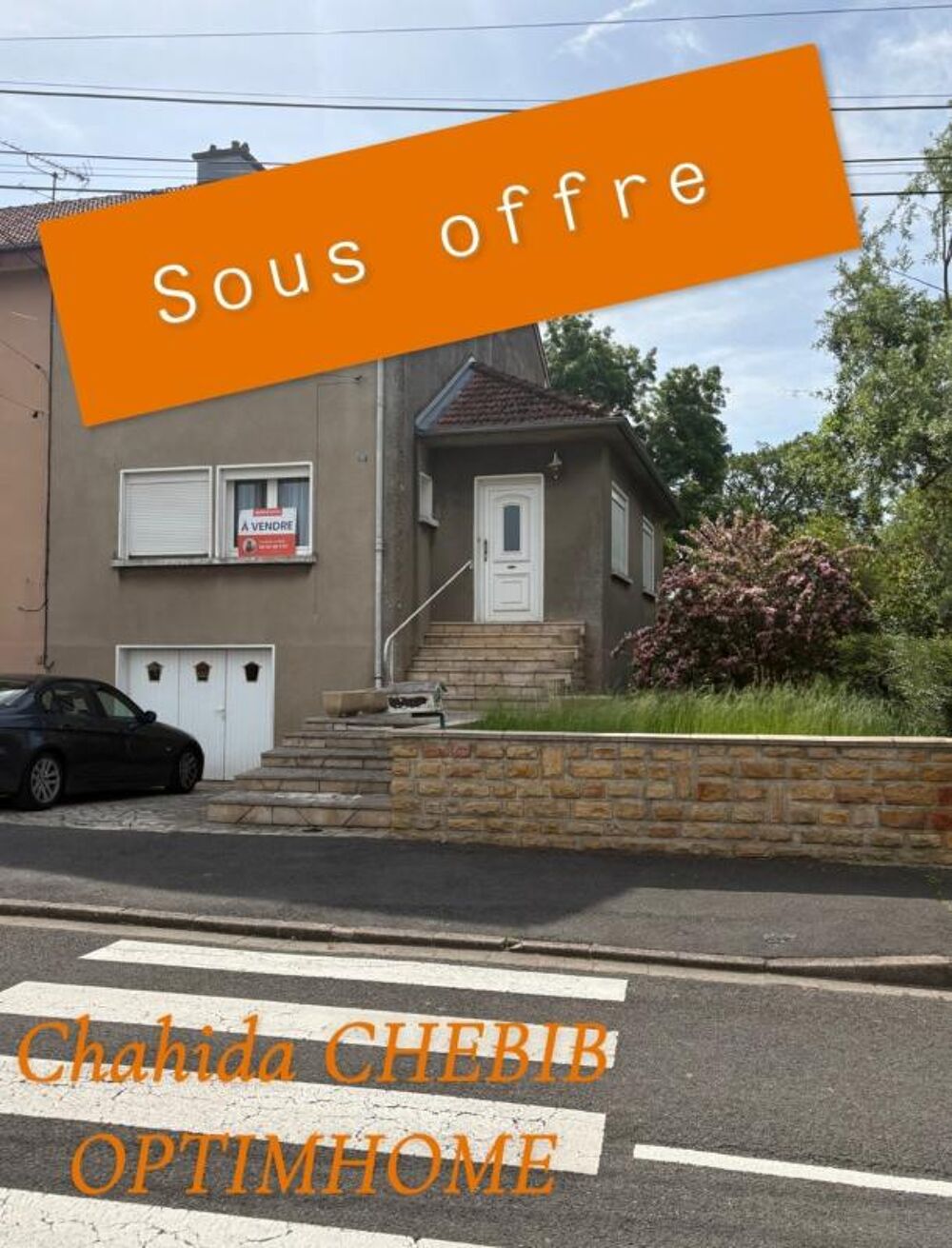 À vendre  Maison 5 pièces avec jardin, sous-sol et dépendance  St-Charles 54860