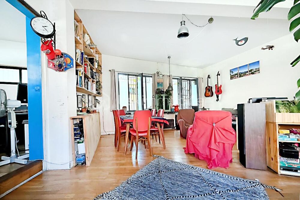 Vente Loft MOUZAÏA – LOFT DE CARACTÈRE – 82 m² CARREZ – VOLUMES RARES – SOUS-SOL AMÉNAGÉ DE 28 m² Paris 19