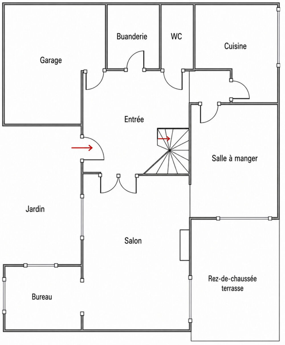 Vente Maison Dpt Yvelines (78), à vendre SAINT GERMAIN EN LAYE maison P8 de 172,25 m² avec jardin privatif Saint germain en laye