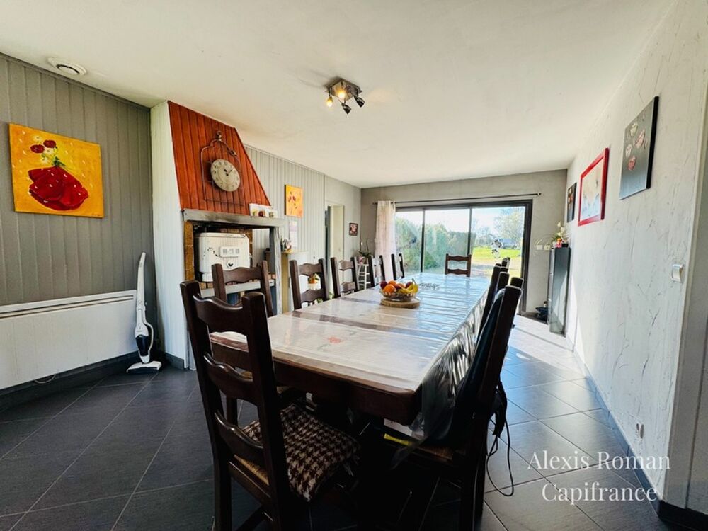 Maison 128 m² avec piscine et grange de 100 m2  3 800 m² de terrain