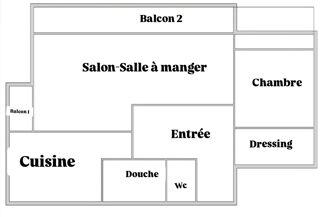  Appartement � vendre 3 pi�ces 71 m�