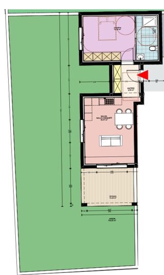  Appartement à vendre 2 pièces 43 m²