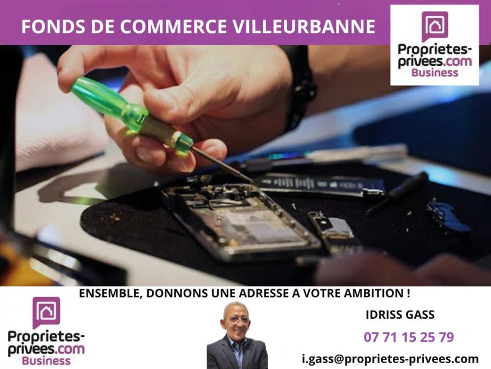   VILLEURBANNE -  Réparation Electronique, Emplacement stratégique au coeur des Gratte-Ciel 