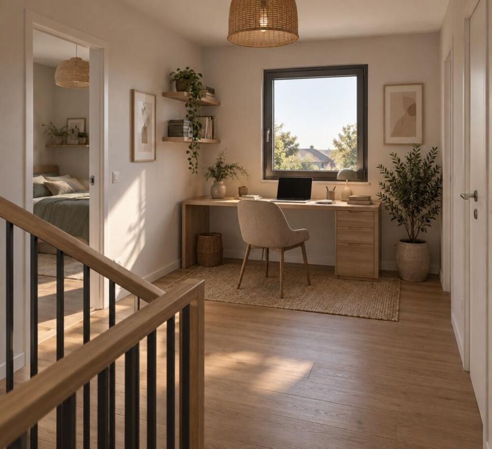 MAISON avec JARDIN - Cellier - BUREAU - Parking