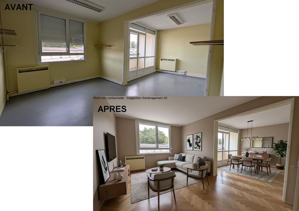 LIMOGES OUEST prox CHU - APT T4 Limoges prox CHU - 93m² AVEC CAVE ET PARKING