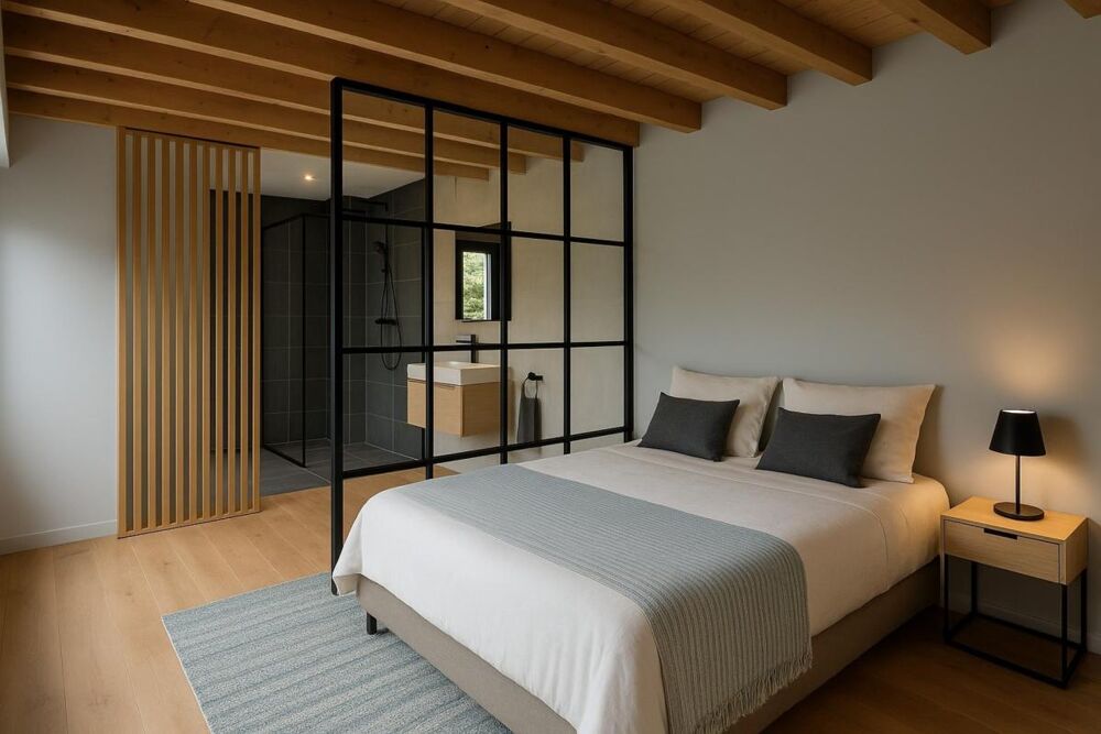 loft Quartier prisé et calme de Dijon Parc, possibilité PMR, Appartement 4 chambres de 120 m² hauteur cathédrale sur un bâti en