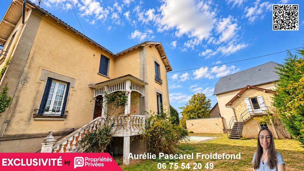 LUBERSAC (19210) ? Maison à rénover de 135 m² + GARAGE de 90m² avec piscine et dépendance // EXCLUSIVITE