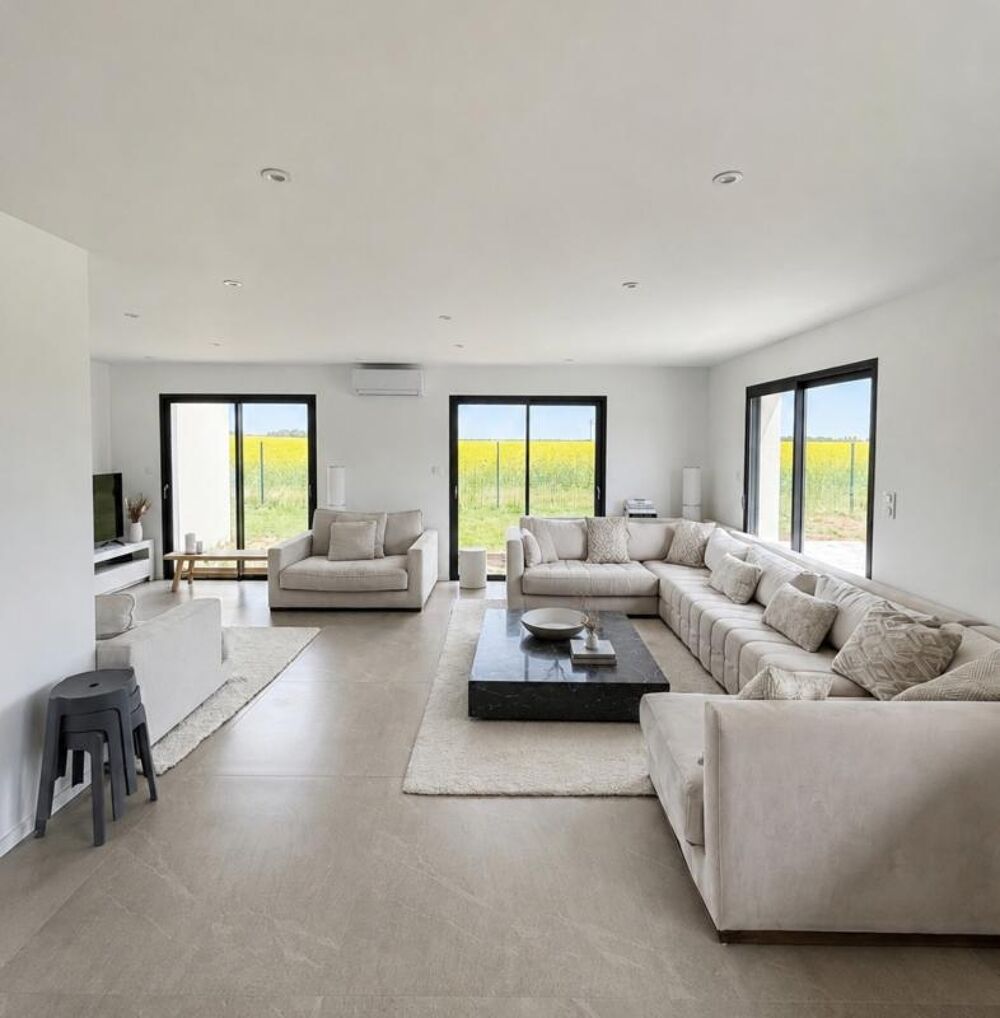 Commune d'AISEREY Maison norme PMR neuve à vendre 6 pièces avec piscine