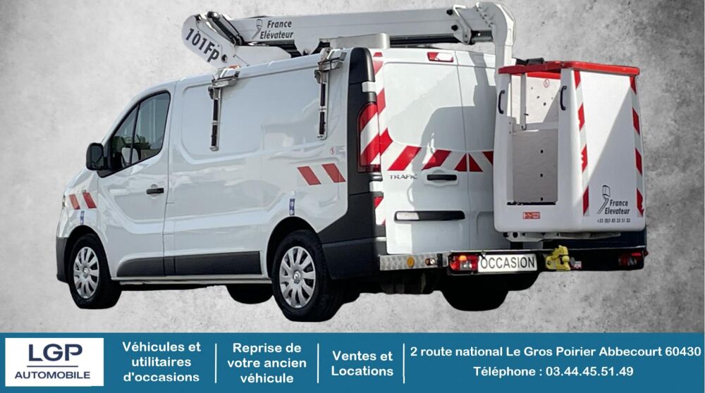 Trafic 1&deg; Main 32.333HT 2.0 dci 145cv Nacelle France El&eacute;vateur Gran 2022 occasion 60430 Abbecourt