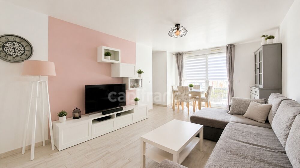 FLEURY MEROGIS, RUE DE LA COULÉE VERTE, APPARTEMENT T3 63 M² AVEC GRAND BALCON ET DEUX STATIONNEMENTS EN SOUS-SOL