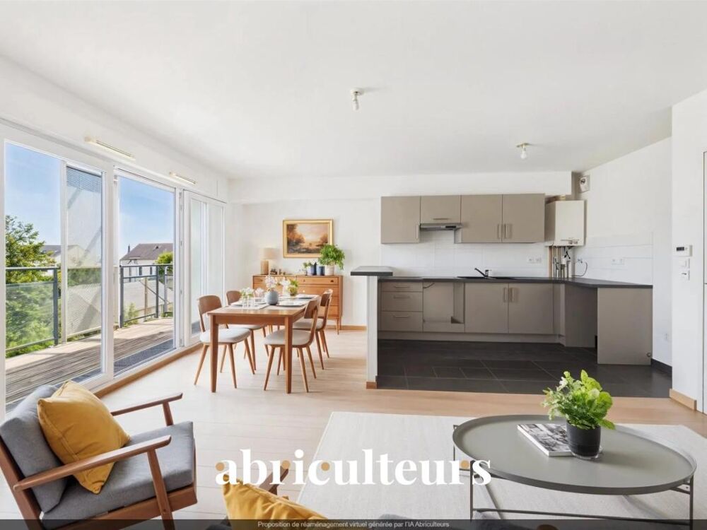 Appartement T3 moderne et lumineux à la vente à Rue Théophile Guillou, Saint-Herblain (44800)
