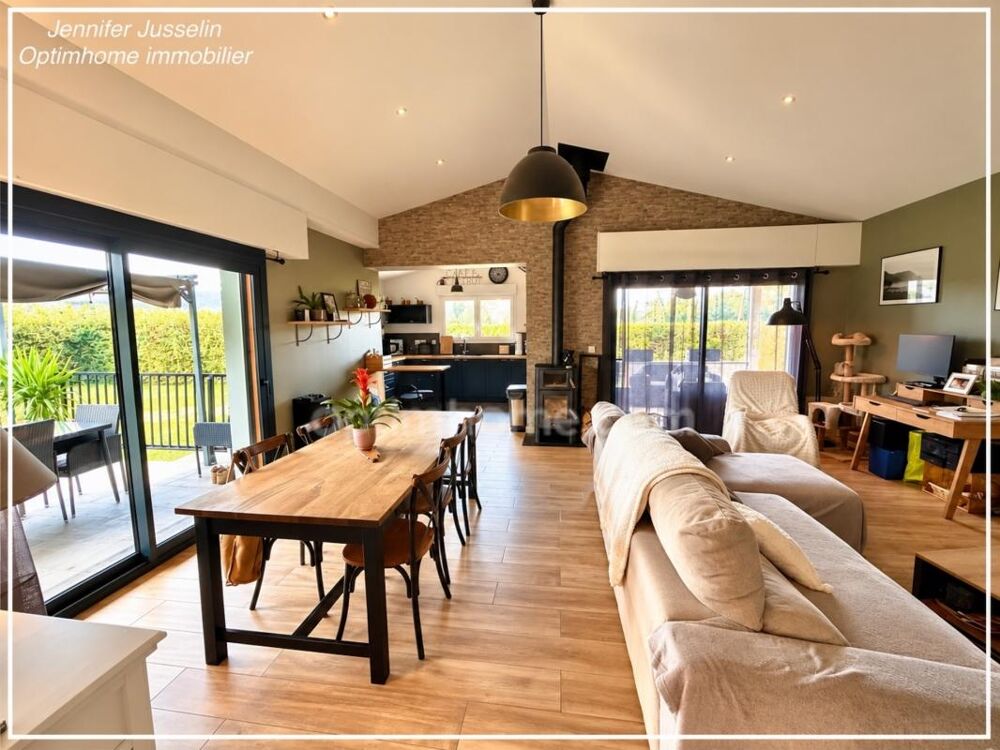 Maison de plain-pied + appartement à vendre DOUVAINE (74)