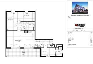  Appartement � vendre 4 pi�ces 92 m�