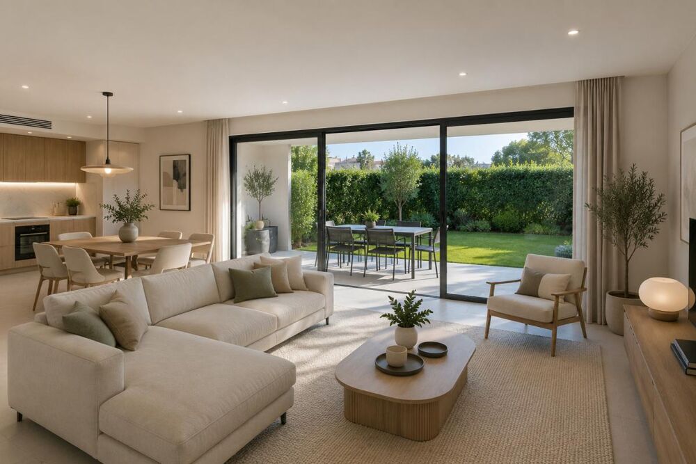 Vente Appartement Superbe 3 pièces en rez-de-jardin avec 79,83 m² d'espaces extérieurs et piscine Nice